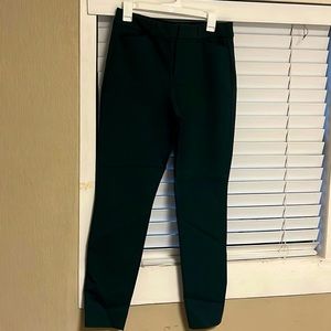 Dark Green High Rise Pixie Pants from Old Navy Size 10
